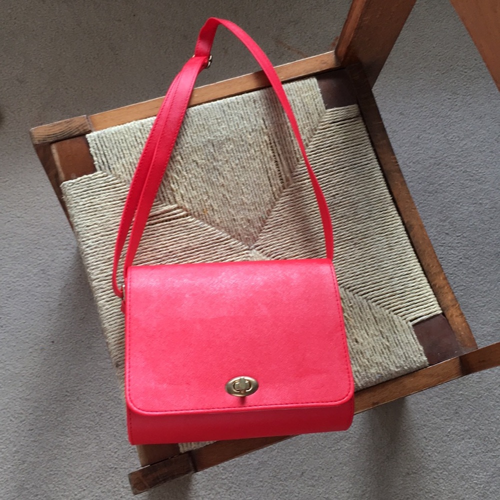 Candy apple red vintage style purse